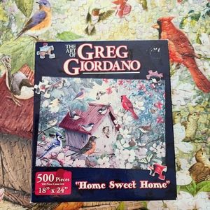 HOME SWEET HOME 500 PC JIGSAW PUZZLE BY KARMIN COMPLETE